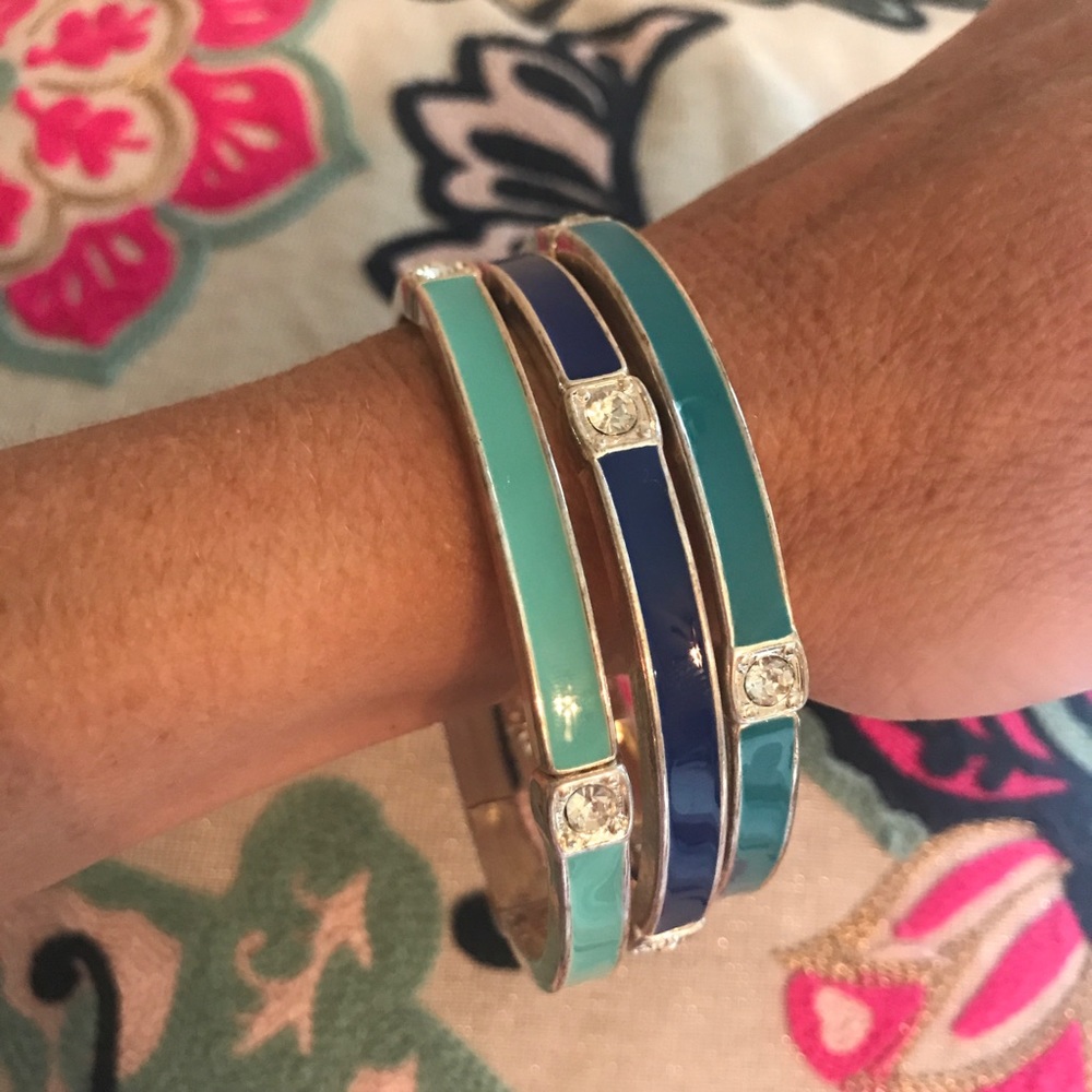 Premier Set of Enamel Stack Bracelets